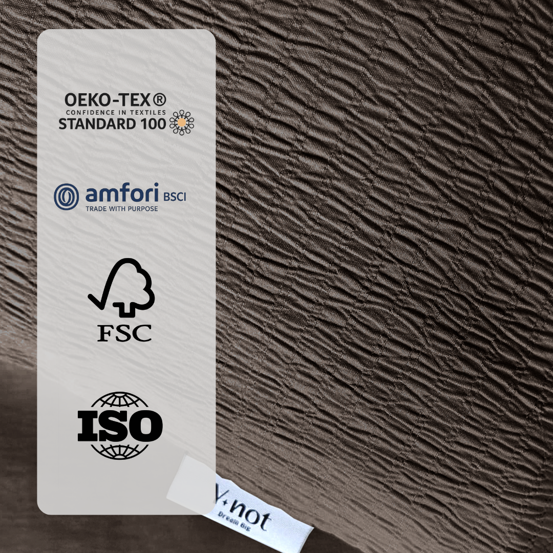 YNOT Dreambed Signature Micro Mousseline Choclate Brown