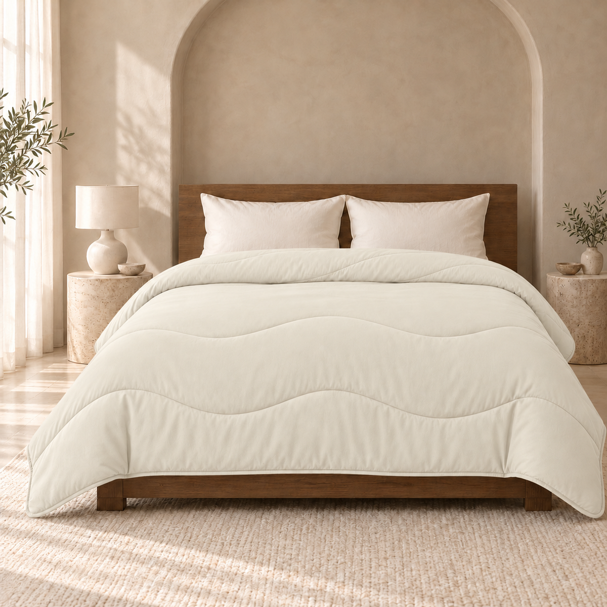 Y-NOT Comfort All-year Dekbed Wave  Crème