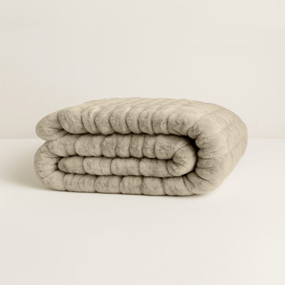 Dekbed Zonder Overtrek Teddy Chunky Rib™ Sand