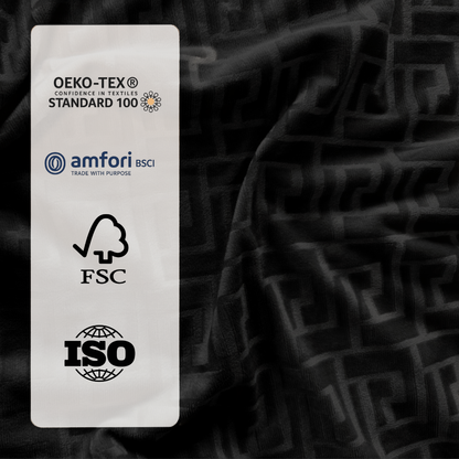 Dekbedovertrek set Velvet Designer Black