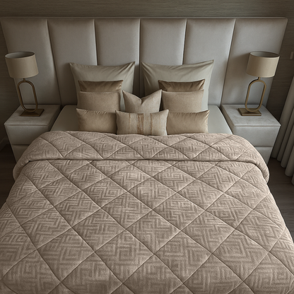 Dekbed Zonder Overtrek Velvet™ Designer Taupe