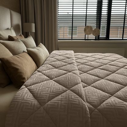 Dekbed Zonder Overtrek Velvet™ Designer Taupe