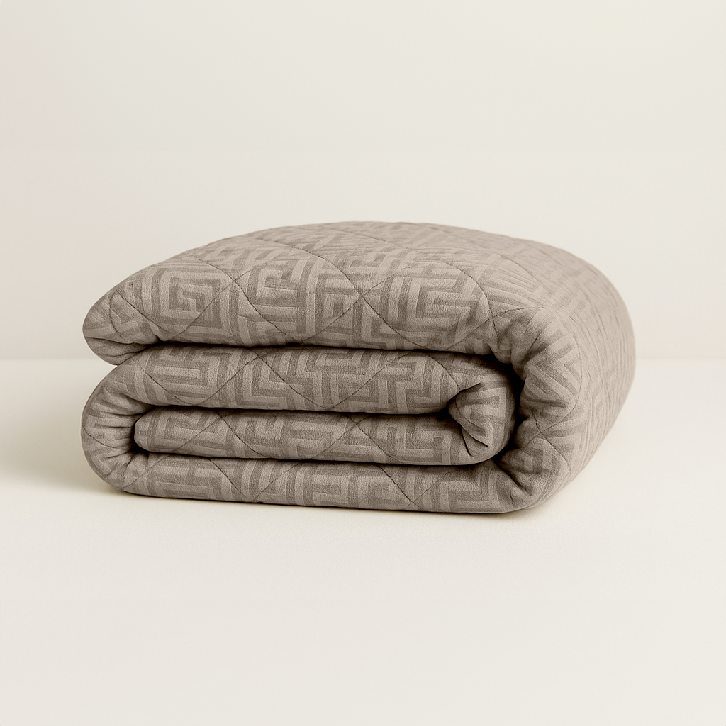 2 Dekbedden + 4 slopen | Velvet Designer Taupe 140x200
