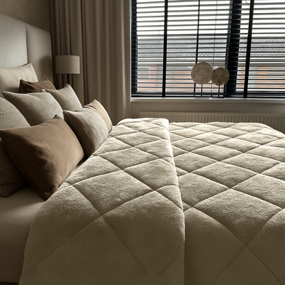 Dekbed Zonder Overtrek Teddy Fluffy™ Nude