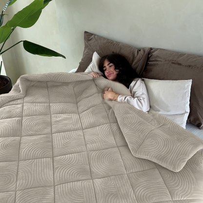 Kussenslopen Velvet Japandi Sand 60x70 cm 2-pack