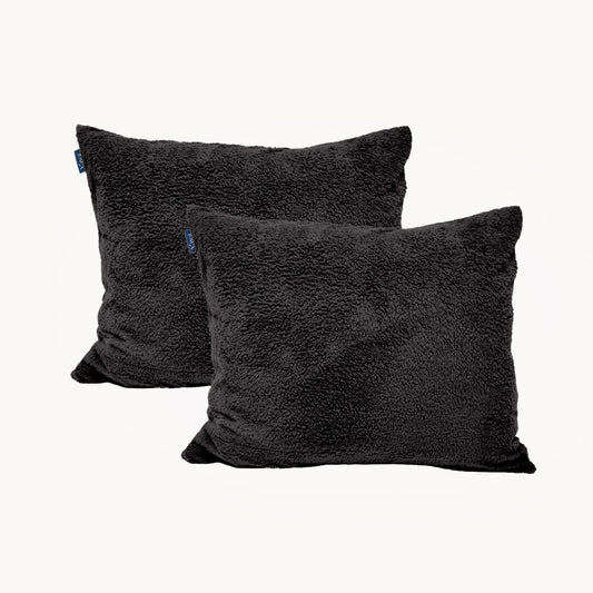 Teddy Kussenslopen - Jet Black