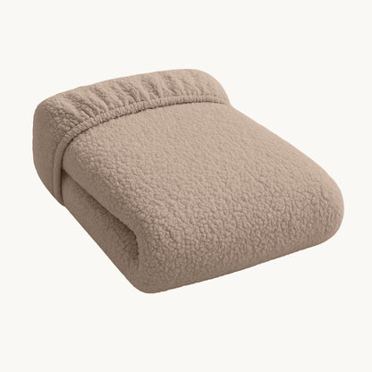 Matras Hoeslaken Teddy - Iced Coffee Taupe