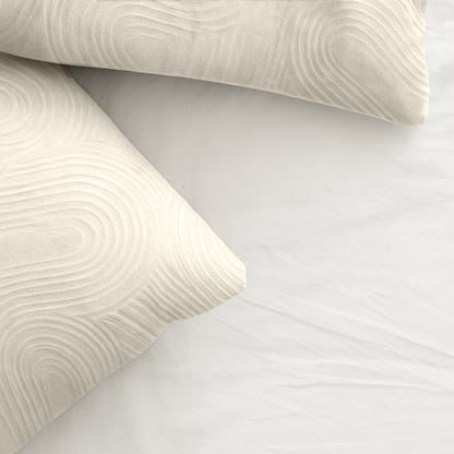Kussenslopen Velvet Japandi Pearl White 60x70 cm 2-pack