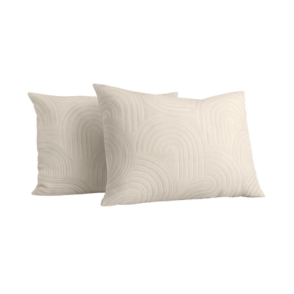 Kussenslopen Velvet Japandi Sand 60x70 cm 2-pack