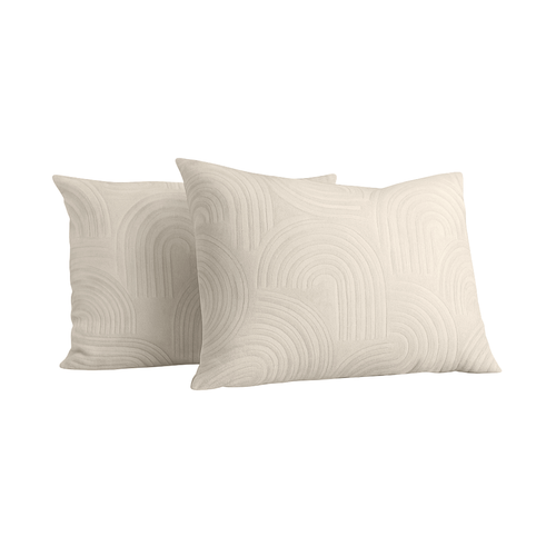 Kussenslopen Velvet Japandi Sand 60x70 cm 2-pack