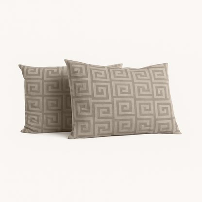 Kussenslopen Velvet™ Designer Taupe 60x70cm 2-Pack