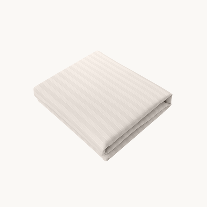 Kussenslopen Hotel Stripe Satin Offwhite 60x70cm 2-Pack