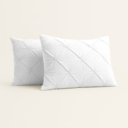 Kussenslopen Mat Satijn Diamond White 60x70cm 2-Pack