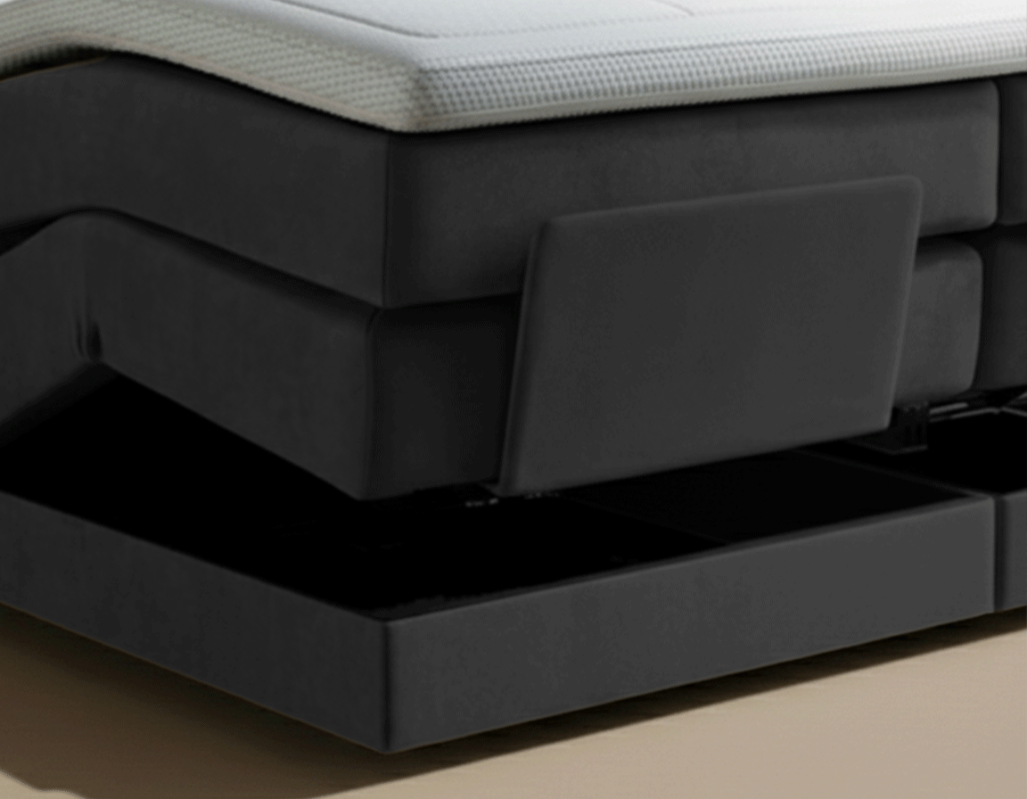 Y-NOT - Elektrische Boxspring - Lumière - Complete set - Nº30 Black