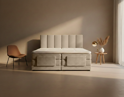 Y-NOT - Elektrische Boxspring - Lumière - Complete set - Nº29 Ivory