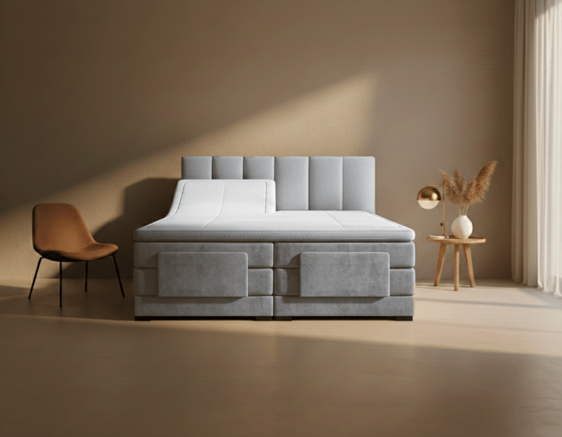 Y-NOT - Elektrische Boxspring - Lumière - Complete set - Nº15 Gray