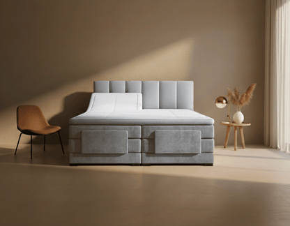 Y-NOT - Elektrische Boxspring - Lumière - Complete set - Nº15 Gray