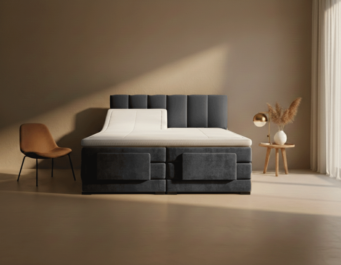 Y-NOT - Elektrische Boxspring - Lumière - Complete set - Nº30 Black