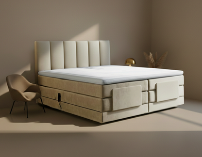 Y-NOT - Elektrische Boxspring - Lumière - Complete set - Nº29 Ivory