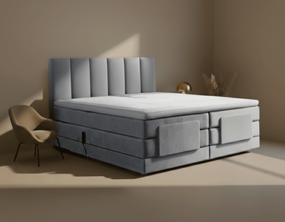 Y-NOT - Elektrische Boxspring - Lumière - Complete set - Nº15 Gray