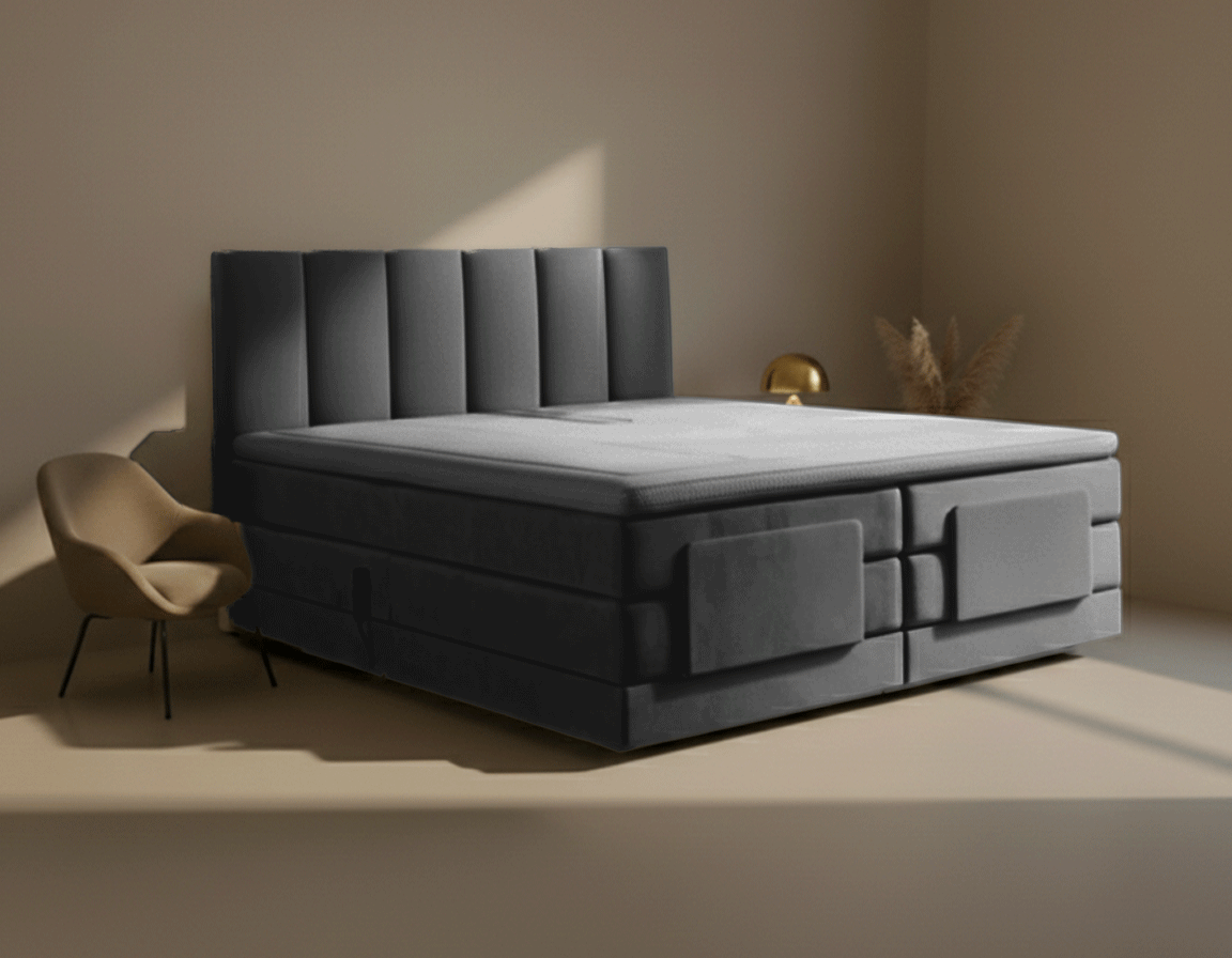 Y-NOT - Elektrische Boxspring - Lumière - Complete set - Nº30 Black