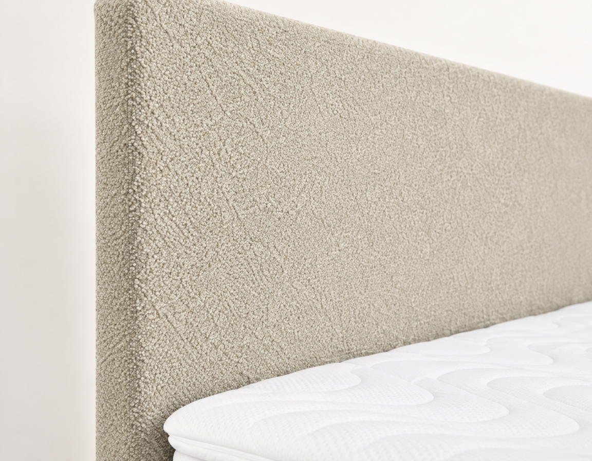 Y-NOT - Lina Teddy Boxspring - Complete set - Offwhite