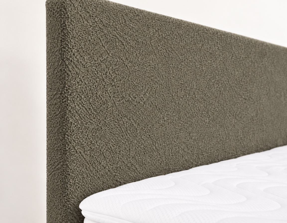 Y-NOT - Lina Teddy Boxspring - Complete set - Taupe