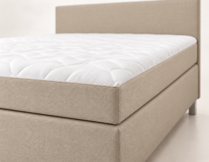 Y-NOT Nora boxspring Beige – matrasdetail