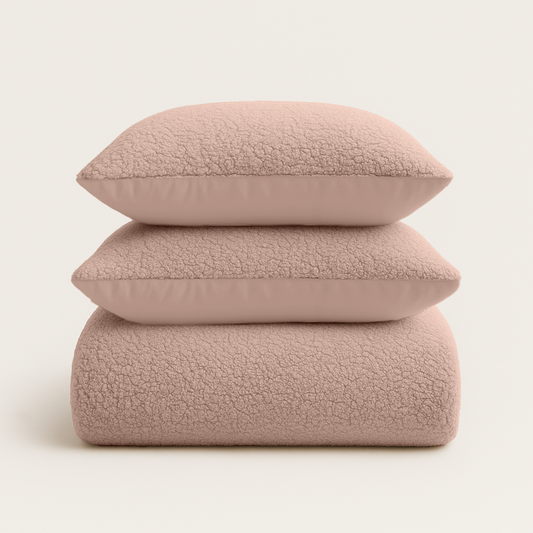 Dekbedovertrek set Teddy Hug Me Powder Pink