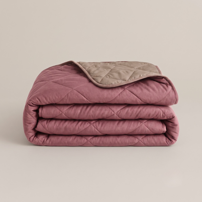 Y-NOT Zomerdekbed Taupe / Old Pink