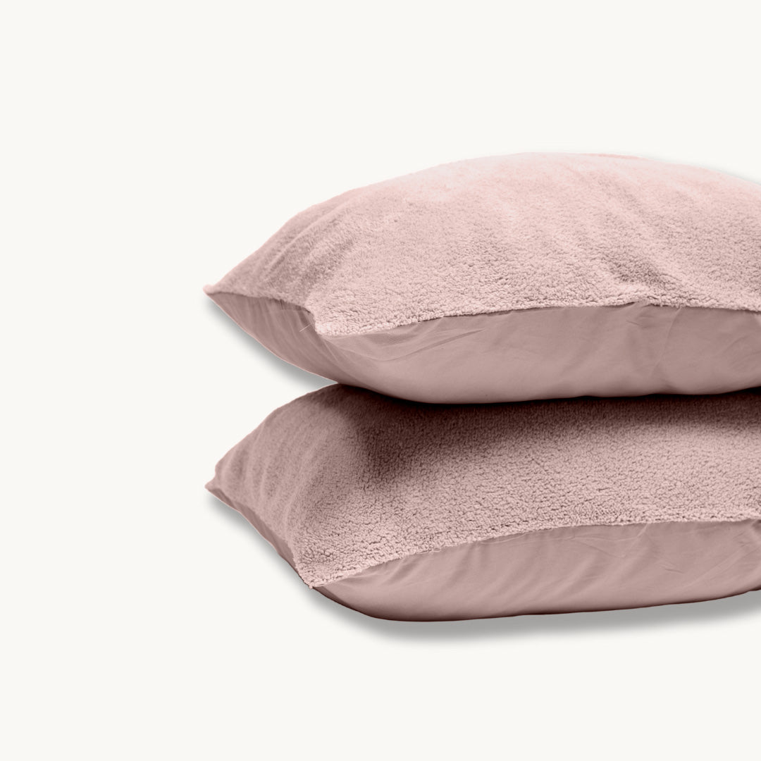 Kussenslopen Teddy Blush Pink 60x70cm 2-Pack