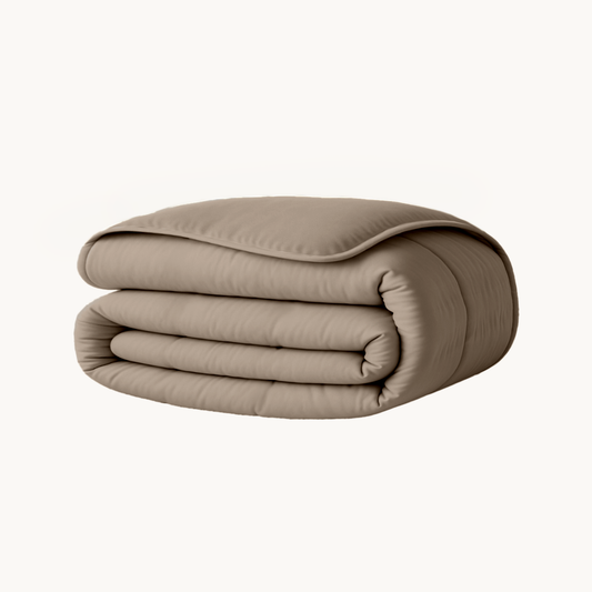 Dekbed Zonder overtrek Mat Satijn™ Taupe