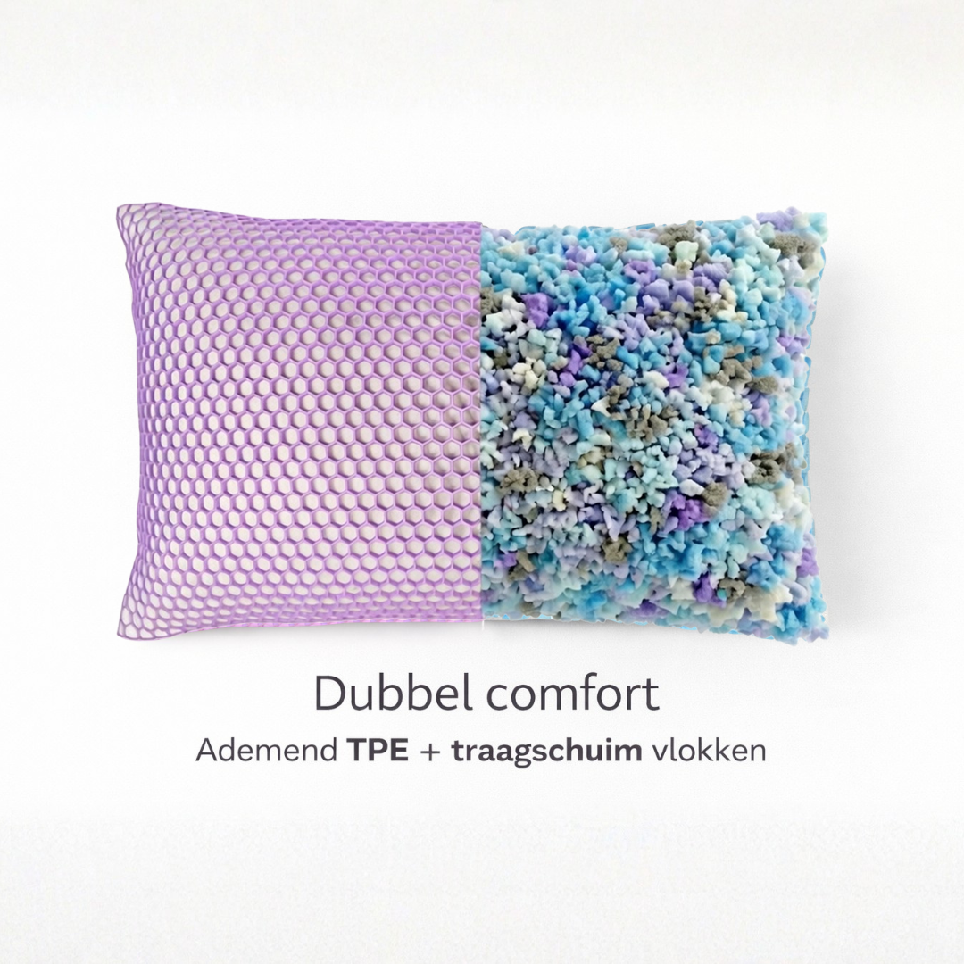 Ventilerend hoofdkussen Y NOT Dreampillow Airflow voor een frisse nachtrust