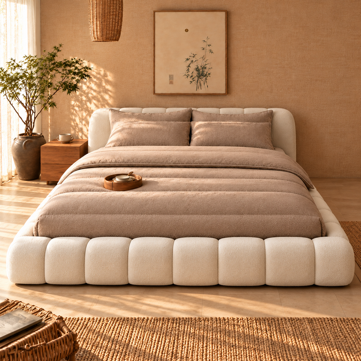 Y-NOT Premium Visgraat Dekbed Taupe