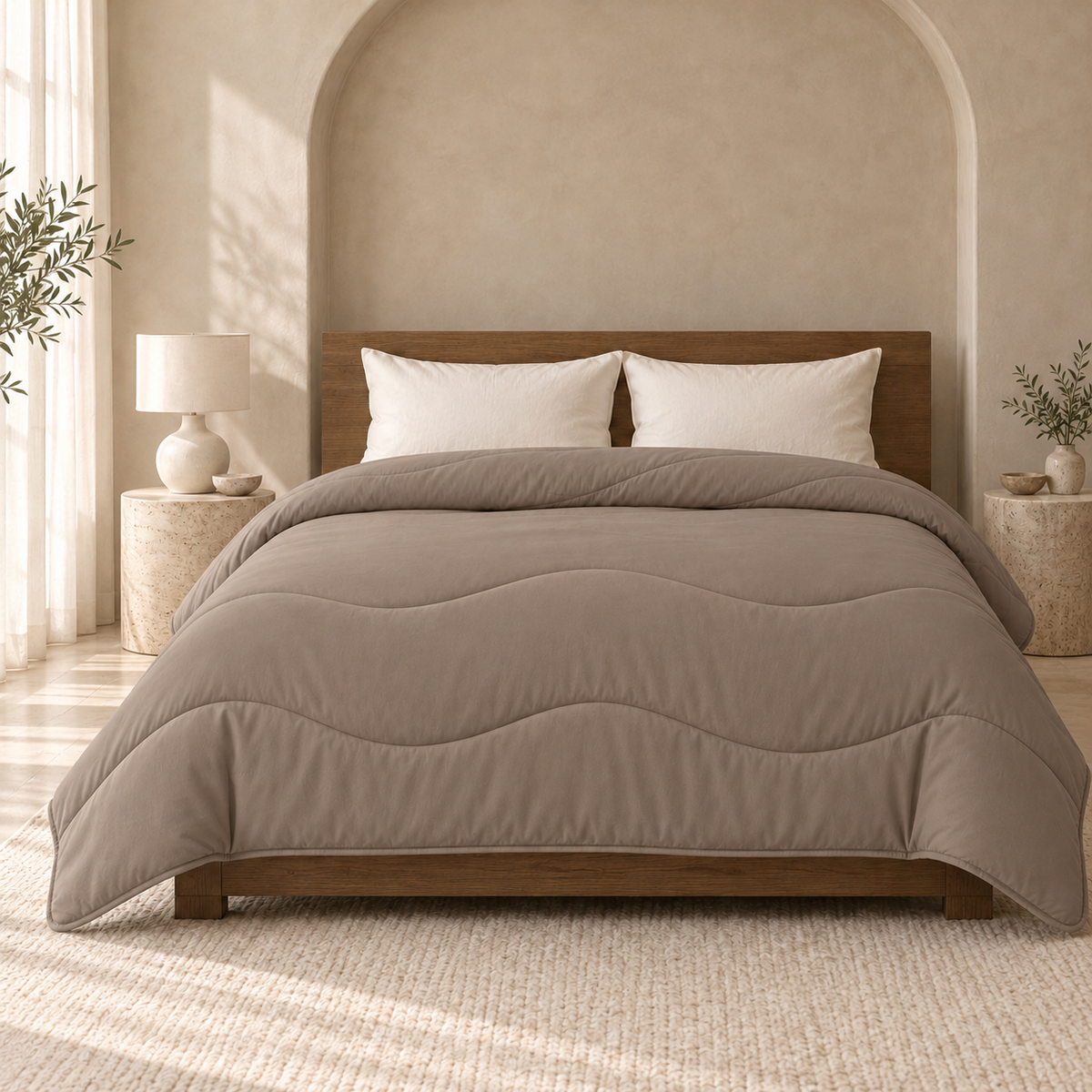 Y-NOT Comfort All-year Dekbed Wave Taupe