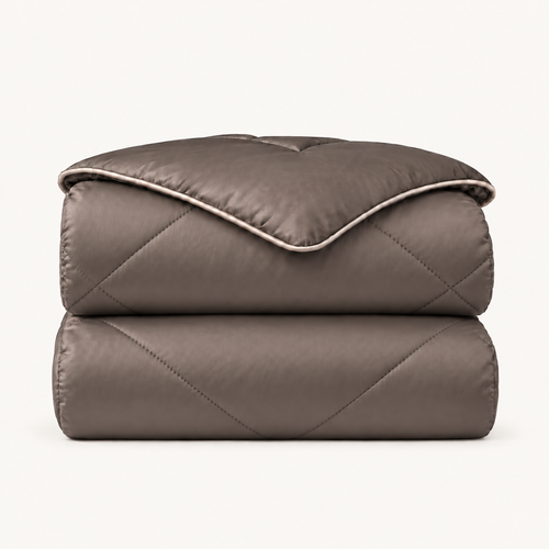 Y-NOT Premium Bamboe Dekbed Taupe/Grey