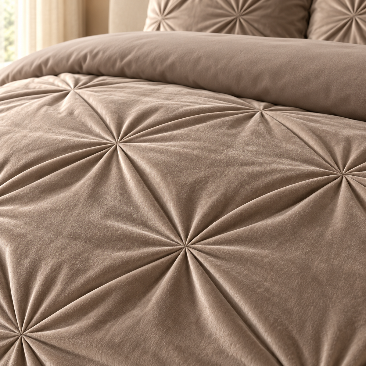 Y-NOT Velvet Diamond Dekbed Taupe