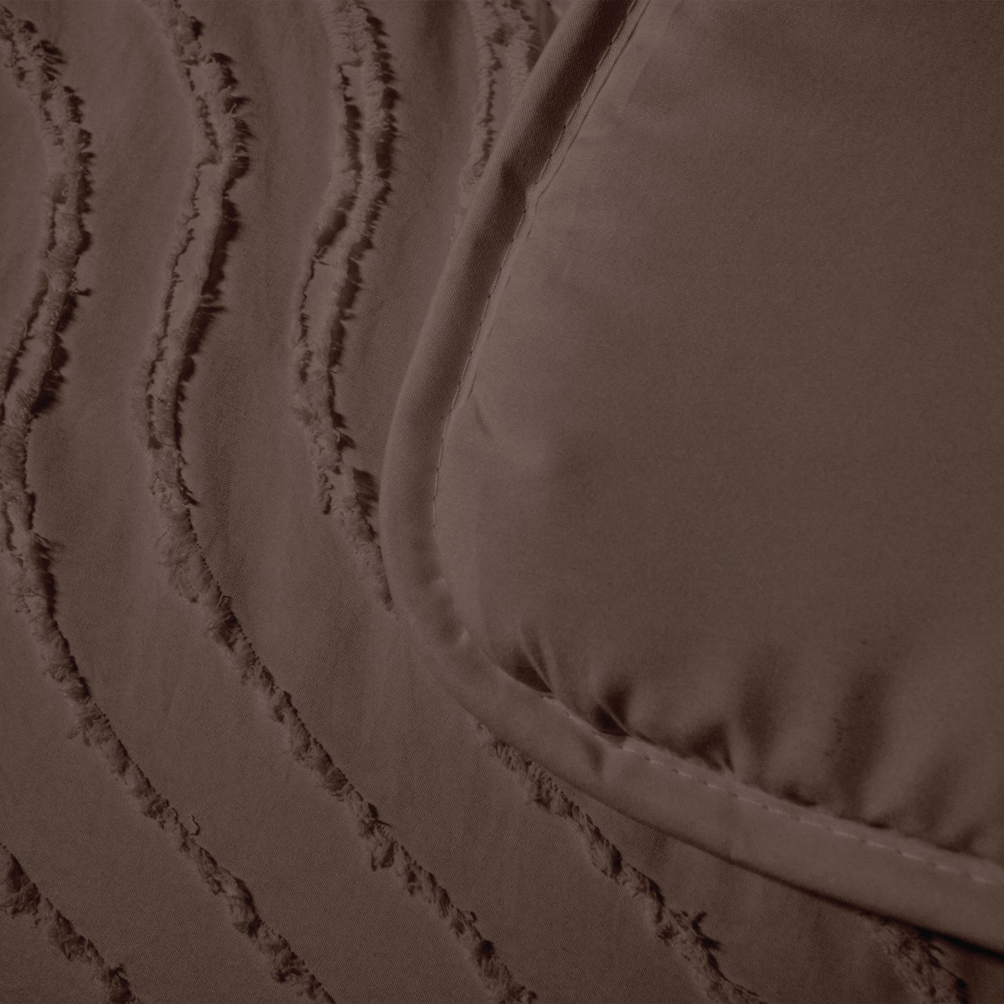 Dekbed Zonder Overtrek Japadi Waves Brown