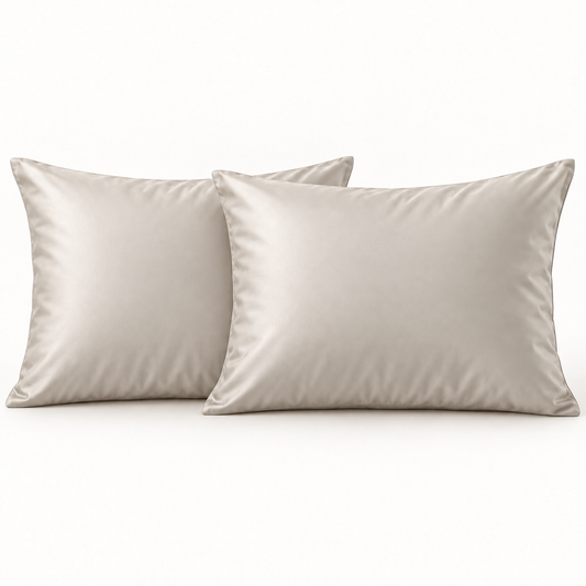 Y-NOT Kussenslopen  Bamboe Ivory 60x70 cm  2-pack
