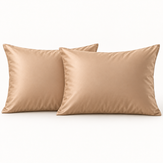 Y-NOT Kussenslopen Bamboe Nude 60x70 cm  2-pack
