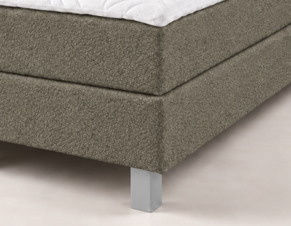 Y-NOT - Lina Teddy Boxspring - Complete set - Taupe