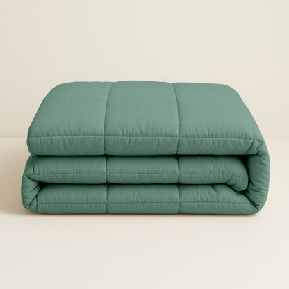 Dekbed Zonder Overtrek Stone Washed Groen