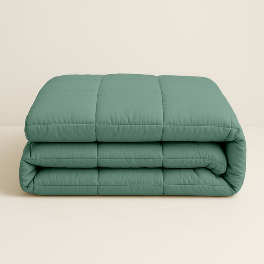 Dekbed Zonder Overtrek Stone Washed Groen