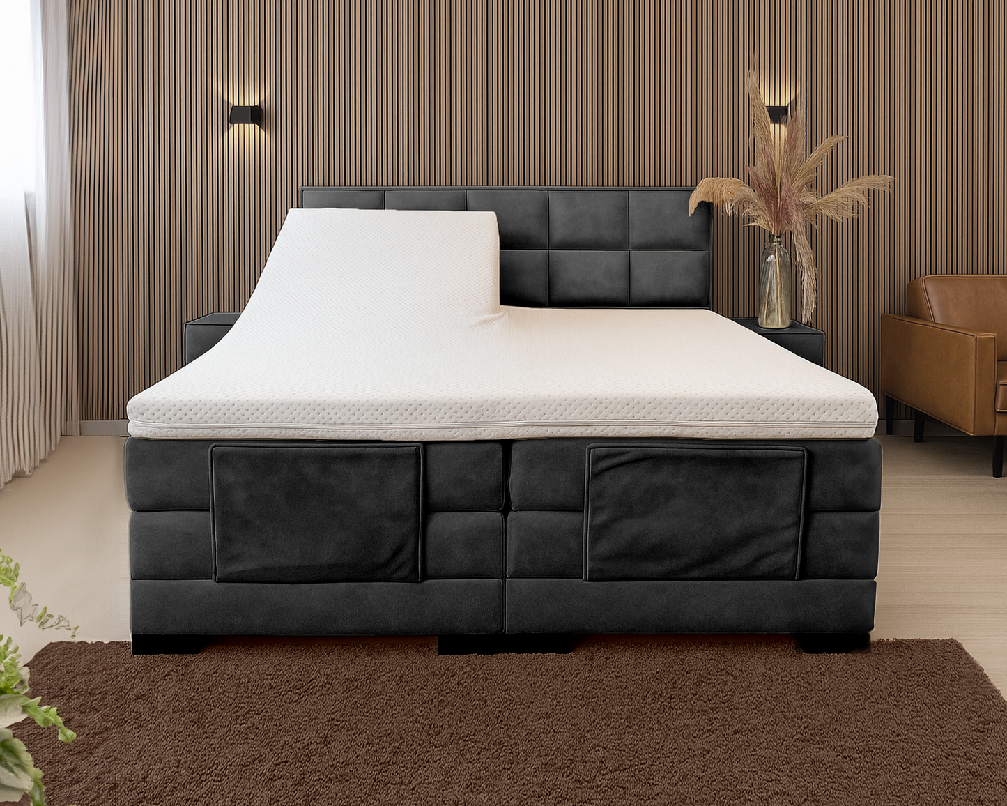 Y-NOT - Elektrische Boxspring - Cleo - Complete set - Nº30 Black