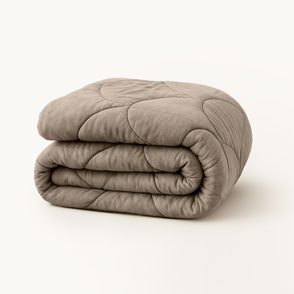 Dekbed Zonder Overtrek Velvet™ Taupe / Grey