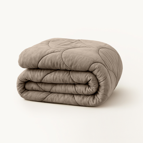 Dekbed Zonder Overtrek Velvet™ Taupe / Grey