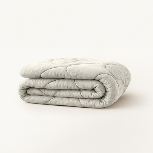 Y-NOT Velvet Zomerdekbed Pearl White