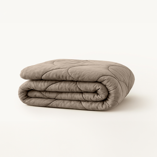 Y-NOT Velvet Zomerdekbed Taupe