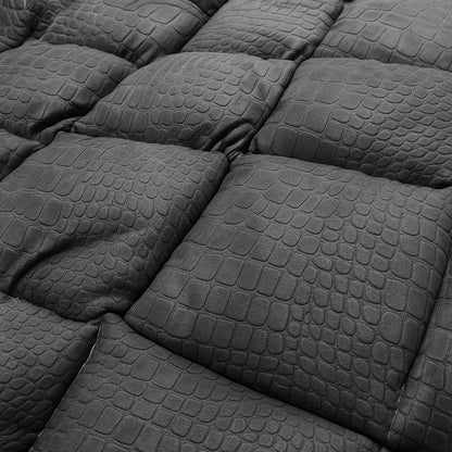 Dekbed Zonder Overtrek Velvet Snake Skin Jet Black