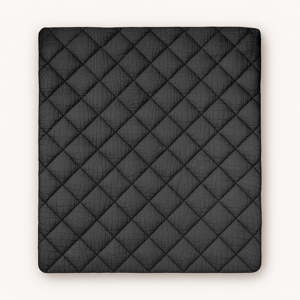 Dekbed Zonder Overtrek Velvet Snake Skin Jet Black